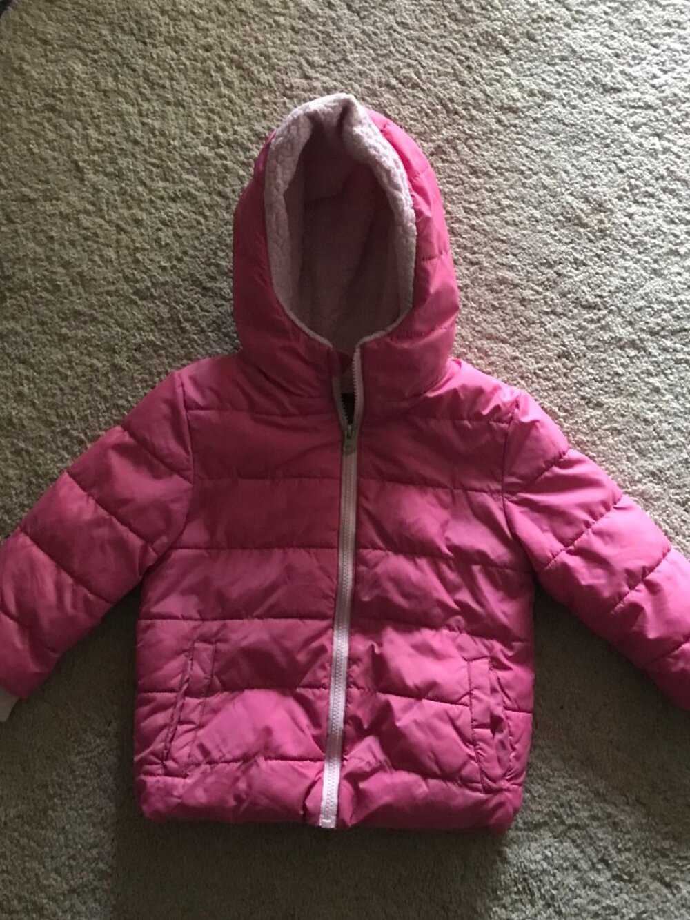 Baby girls pink swisstech puffer jacket size 3T